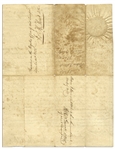 Sam Houston Signed Land Grant as Governor of Tennessee